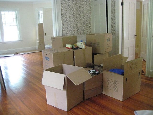 unpacking and organizing service cost